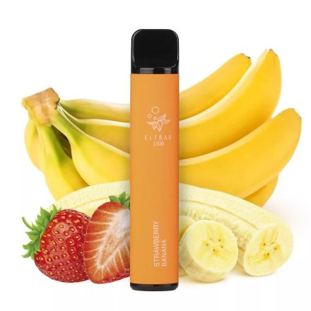 ELF BAR 1500 - Strawberry Banana 5% Nikotin Einweg e-Zigarette