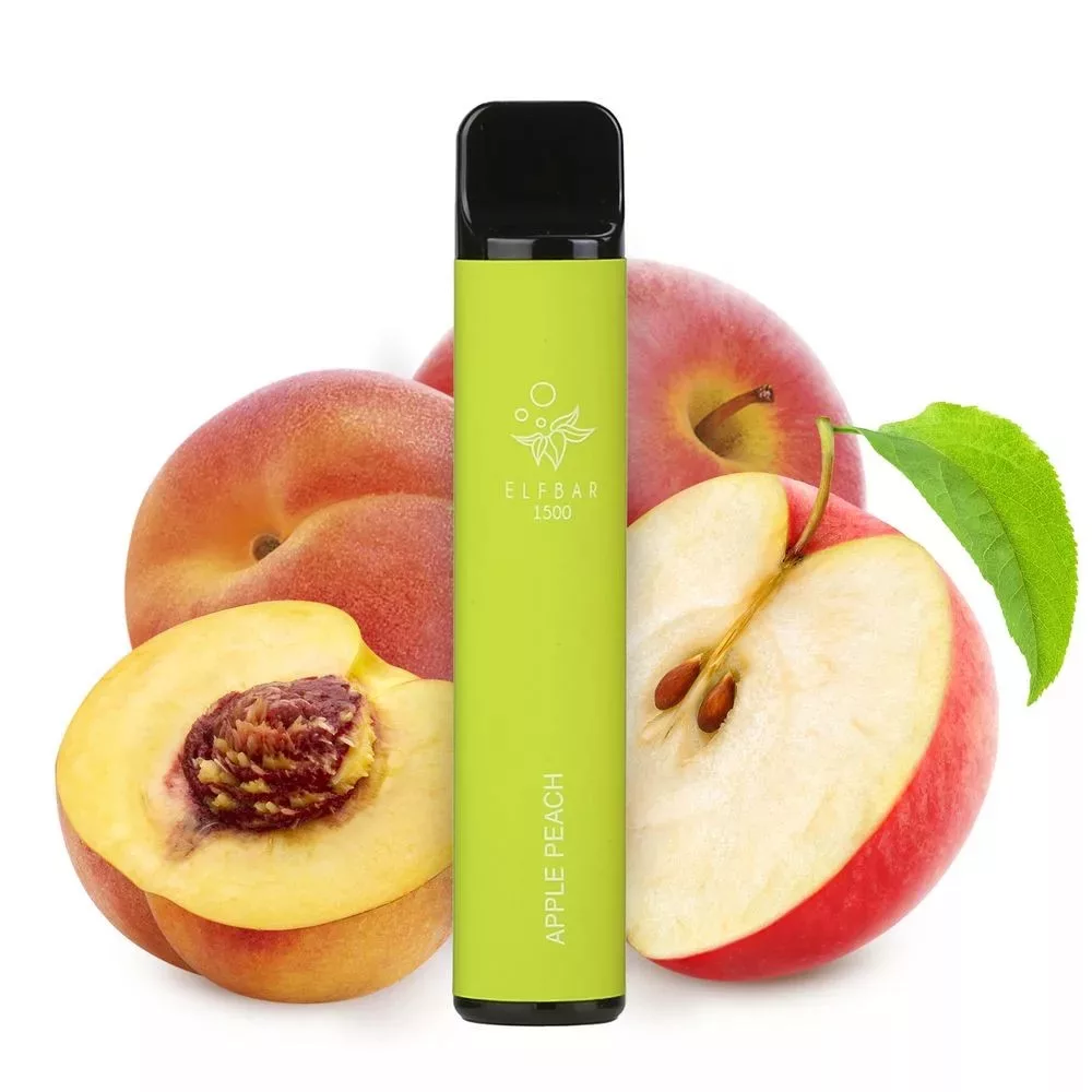 elfbar elfa master akku Elfbar 600 - Apple Peach - 600 Züge / Nikotinfrei - Einweg E-Zigarette main image 1