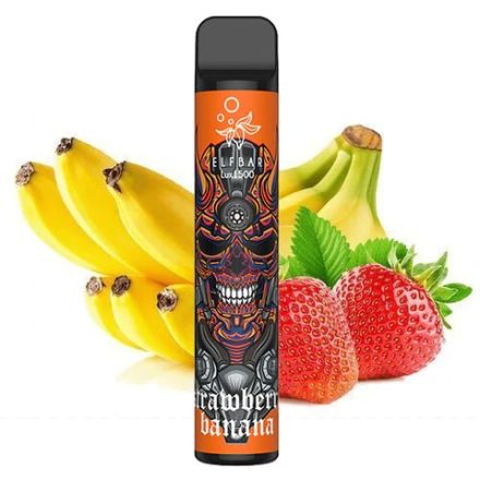 ELF BAR 1500 Lux - Strawberry Banana 2% Nikotin Einweg e-Zigarette
