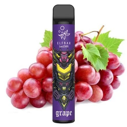 ELF BAR 1500 Lux - Grape 2% Nikotin Einweg e-Zigarette