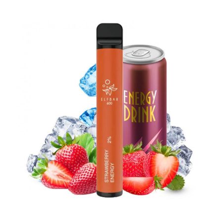 ELF BAR 600 - ElfBull Strawberry 2% Nikotin Einweg e-Zigarette