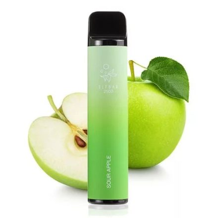ELF BAR 2500 - Sour Apple 5% Nikotin Einweg e-Zigarette