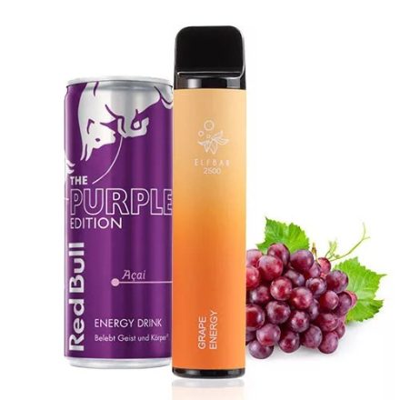 ELF BAR 2500 - Grape Energy 5% Nikotin Einweg e-Zigarette