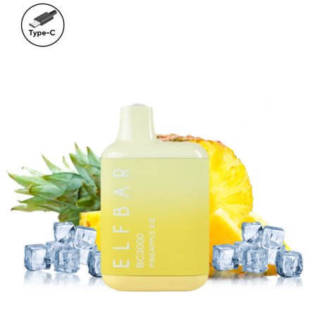 ELF BAR BC3000 - Pineapple Ice 5% Nikotin Einweg e-Zigarette - Aufladbar