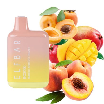 ELF BAR BC3000 - Mango Apricot Peach 5% Nikotin Einweg e-Zigarette - Aufladbar