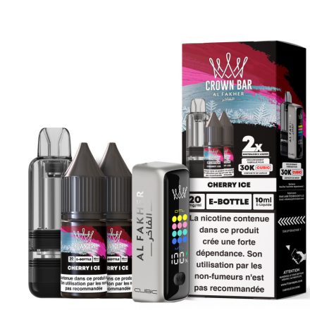 Al Fakher Kit Cubic 30K - Cherry Ice 2%
