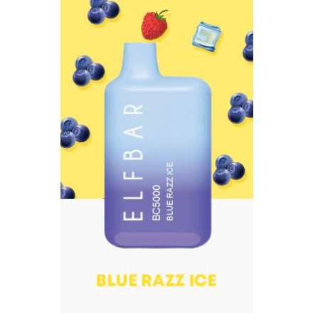 ELF BAR BC5000 - Blue Razz Ice 5% Nikotin Einweg e-Zigarette - Aufladbar