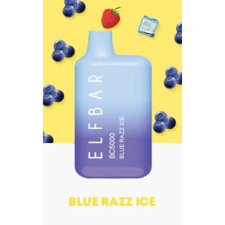 ELF BAR BC5000 - Blue Razz Ice 5% Nikotin Einweg e-Zigarette - Aufladbar