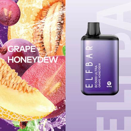 ELF BAR BC5000 Ultra - Grape Honeydew 5% Nikotin Einweg e-Zigarette - Aufladbar