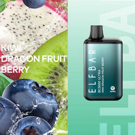 ELF BAR BC5000 Ultra - Kiwi Dragon Fruit Berry 5% Nikotin Einweg e-Zigarette - Aufladbar