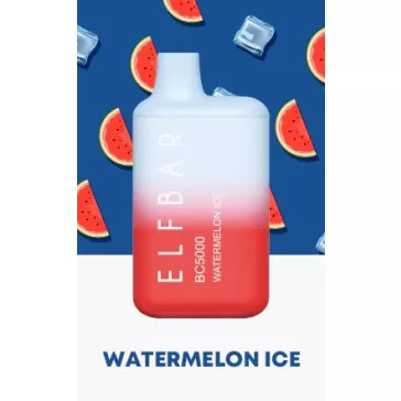 ELF BAR BC5000 - Watermelon Ice 5% Nikotin Einweg e-Zigarette - Aufladbar