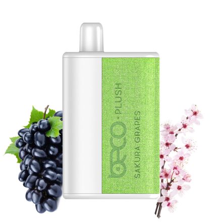 Beco Plush 8000 - Sakura Grapes 2% Nikotin Eingweg e-Zigarette