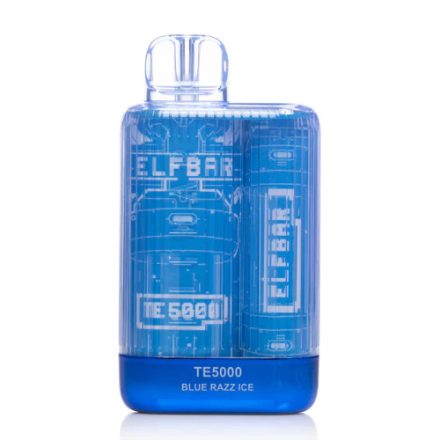 ELF BAR TE5000 - Blue Razz Ice 5% Nikotin Einweg e-Zigarette - Aufladbar