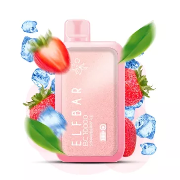 ELF BAR BC10000 - Strawberry Ice 5% - Aufladbar Nikotin Einweg e-Zigarette