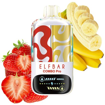 ELF BAR Combo Pro 30000 Strawberry & Banana 5% Nikotin Einweg E-Zigarette Vape