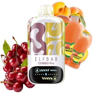 ELF BAR Combo Pro 30000 Cherry & Peach Lemonade 5% Nikotin Einweg E-Zigarette Vape