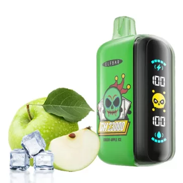 ELF BAR GH23000 Green Apple Ice 5% Einweg Vape, E-Zigarette