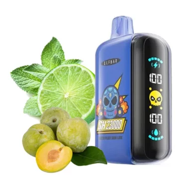 ELF BAR GH23000 Green Plum Sour Lime 5% Einweg Vape, E-Zigarette
