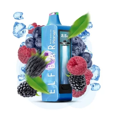 ELF BAR Planet 25000 Blue Razz Ice 5% Nikotin Einweg E-Zigarette Vape