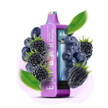 ELF BAR Planet 25000 Sour Blackberry Blueberry 5% Nikotin Einweg E-Zigarette Vape