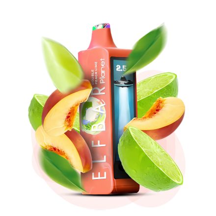ELF BAR Planet 25000 Double Peach Lime 5% Nikotin Einweg E-Zigarette Vape