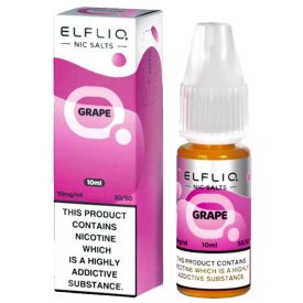Elf Bar ELFLIQ – Grape 20mg Nic Salt E-Liquid 10ml