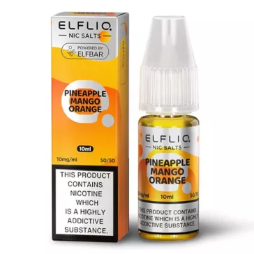   Elf Bar ELFLIQ – Pineapple Mango Orange 20mg Nic Salt E-Liquid 10ml