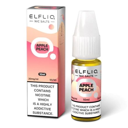 Elf Bar ELFLIQ – Apple Peach 20mg Nic Salt E-Liquid 10ml