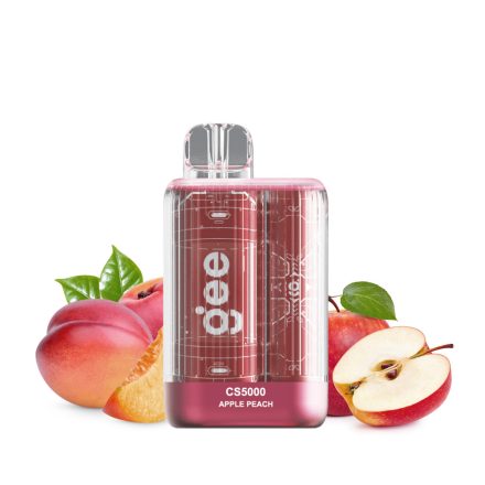 GEE CS5000 - Apple Peach 2% Nikotin Einweg e-Zigarette - Aufladbar
