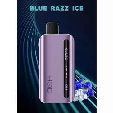 HQD Glaze 12000 - Blue Razz Ice 5% Nikotin Einweg e-Zigarette