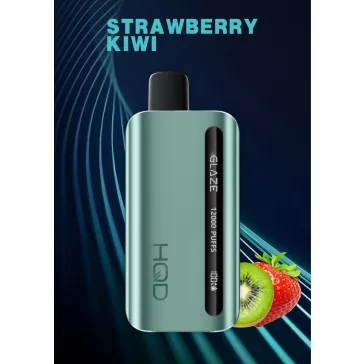 HQD Glaze 12000 - Strawberry Kiwi 5% Nikotin Einweg e-Zigarette