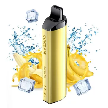 HQD Cuvie Air 4000 - Banana Ice 5% Nikotin Eingweg e-Zigarette