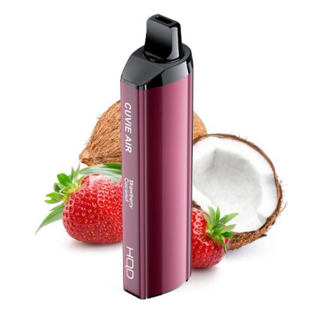 HQD Cuvie Air 4000 - Strawberry Coconut 5% Nikotin Eingweg e-Zigarette