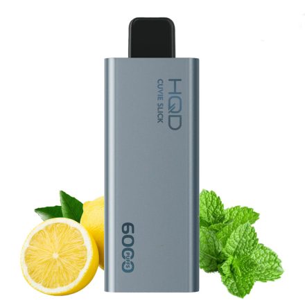 HQD Cuvie Slick 6000 - Lemon Mint 5% Nikotin Eingweg e-Zigarette