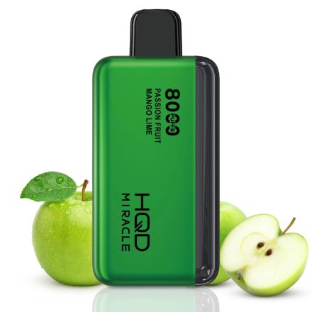 HQD Miracle 8000 - Double Apple 5% Nikotin Eingweg e-Zigarette