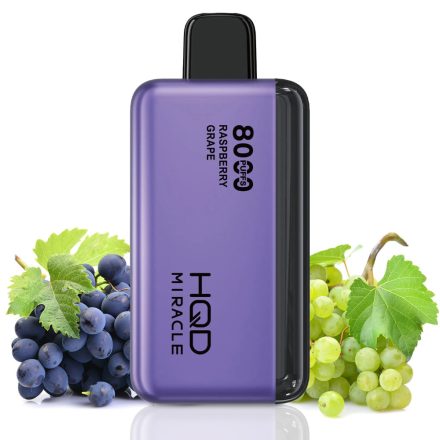 HQD Miracle 8000 - Grape 5% Nikotin Eingweg e-Zigarette