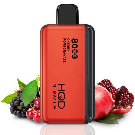 HQD Miracle 8000 - Blackberry Pomegranate Cherry 5% Nikotin Eingweg e-Zigarette