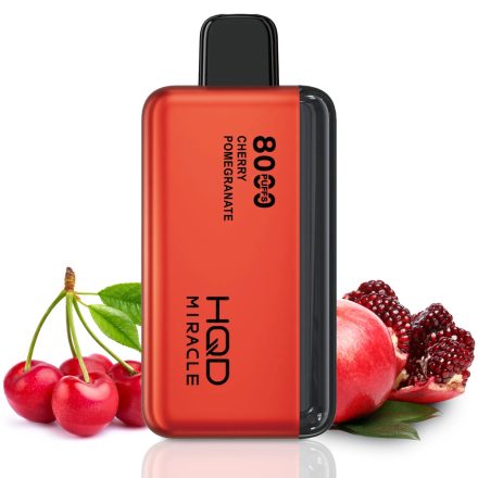 HQD Miracle 8000 - Cherry Pomegranate 5% Nikotin Eingweg e-Zigarette