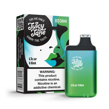 Juicy Jane JJ5500 - Clear Mint 5% Nikotin Eingweg e-Zigarette
