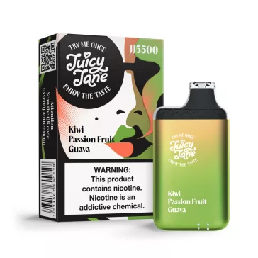 Juicy Jane JJ5500 - Kiwi Passion Fruit Guava 5% Nikotin Eingweg e-Zigarette