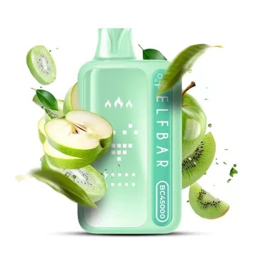 ELF BAR BC45000 Sour Apple Kiwi 5% Einweg Vape, E-Zigarette