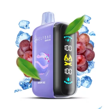 ELF BAR RAYA D3 25000 Grape Ice 5% Einweg Vape, E-Zigarette