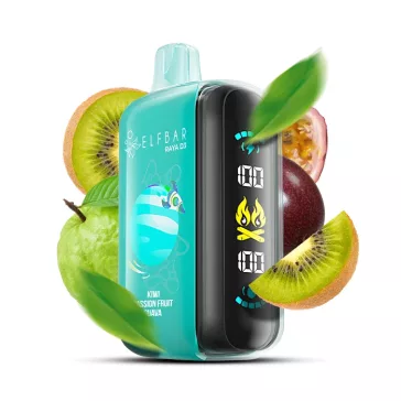 ELF BAR RAYA D3 25000 Kiwi Passion Fruit Guava 5% Einweg Vape, E-Zigarette
