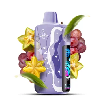ELF BAR Lush King Pro 40000 Starfruit Grape 5% Einweg Vape, E-Zigarette
