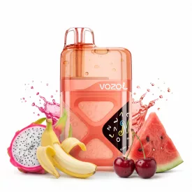 Vozol Neon 60000 Dragonfruit Banana Cherry Watermelon 5% Einweg Vape, E-Zigarette