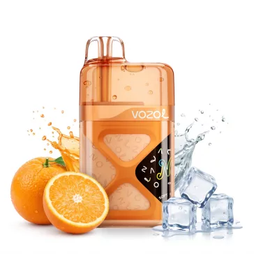 Vozol Neon 60000 Orange Ice 5% Einweg Vape, E-Zigarette