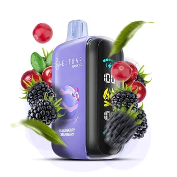ELF BAR RAYA D3 25000 Blackberry Cranberry 5% Einweg Vape, E-Zigarette