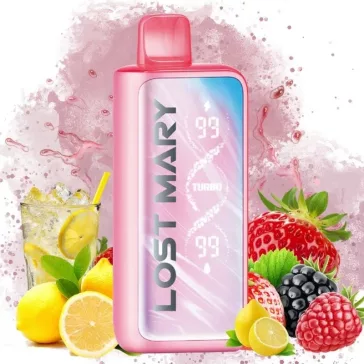 Lost Mary MT50000 Strawberry Raspberry Lemonade 5% Einweg Vape, E-Zigarette