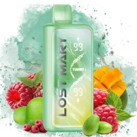 Lost Mary MT50000 Green Mango Raspberry 5% Einweg Vape, E-Zigarette